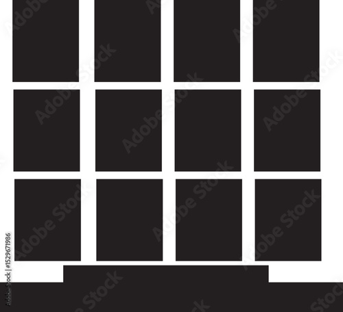 Advanced Solar Panel Vector Illustration Representing Clean Renewable Energy with Photovoltaic Technology and Eco-Friendly Power Source