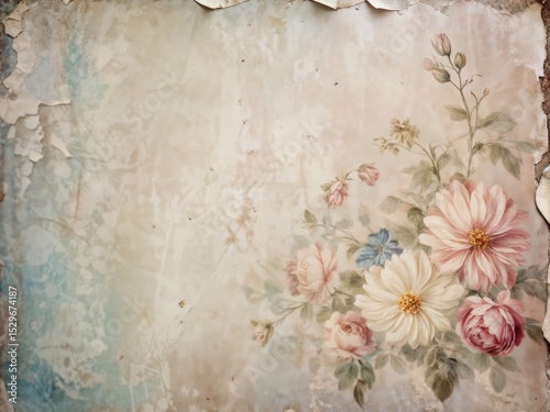 old paper background, vintage shabby texture