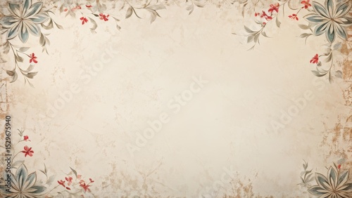 vintage background with flowers