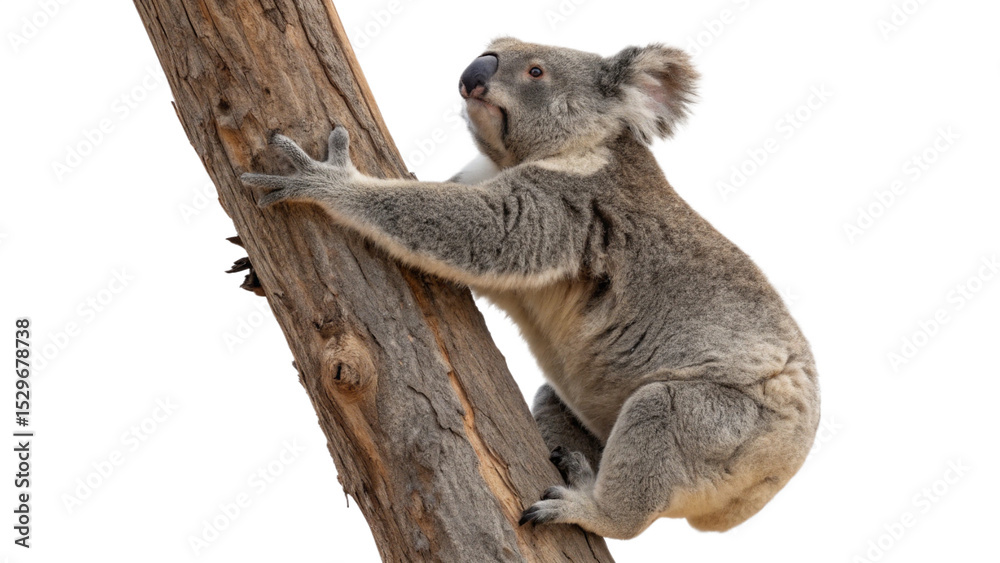 Naklejka premium Koala, isolated transparent background 