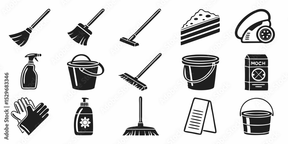 garden tools vector illustration