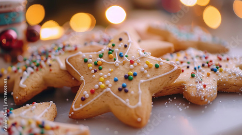 Sweet and Festive: Star-Shaped Christmas Cookies to Share