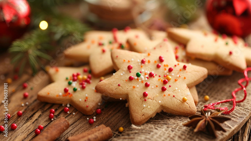 Deliciously Decorated: Star-Shaped Christmas Cookies for a Festive Touch