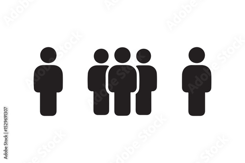 men and women icon silhouette