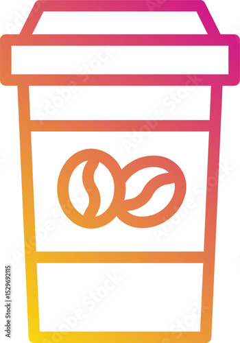 take away illustration on a white background       
