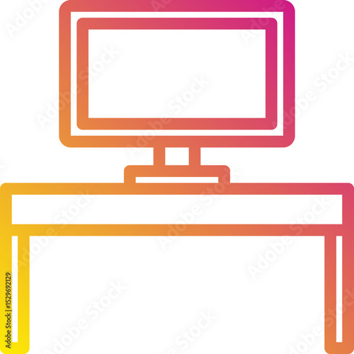 table illustration on a white background        