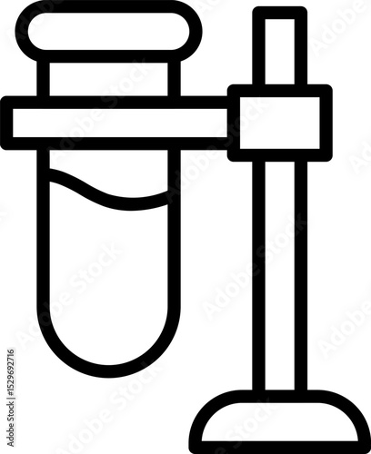 test tube illustration on a white background        
