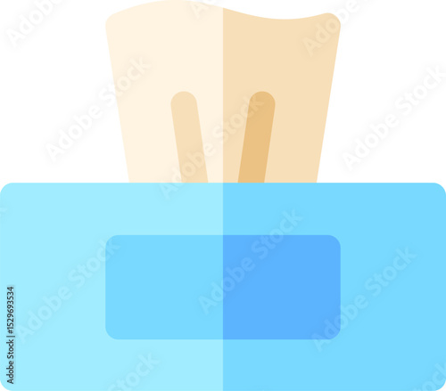 tissue paper illustration on a white background        