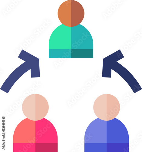 translator illustration on a white background        