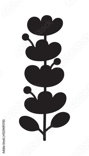 zen stones with bamboo silhouette