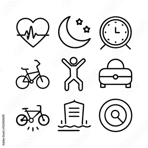 set of icons