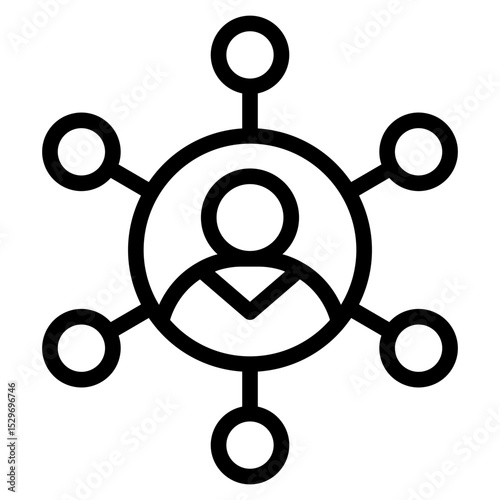 Network  icon vector illustration