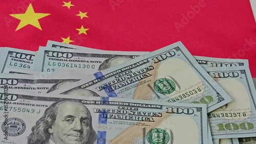 Currency exchange between US dollars and Chinese yuan in a financial setting
