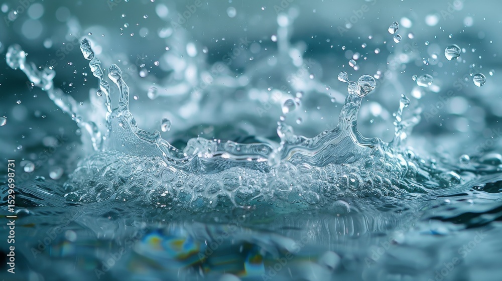 A stunning close-up shot captures the beauty of water as it splashes and creates exquisite ripples, showcasing the dynamic motion and serenity found in simple moments. A stunning close-up shot captures the beauty of water as it splashes and creates exquisite ripples, showcasing the dynamic motion and serenity found in simple moments.