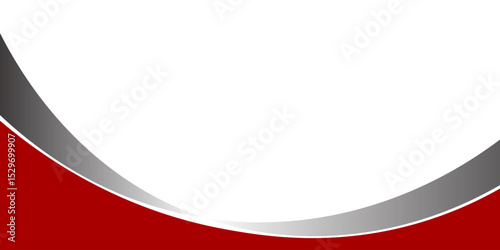 Red curve on a white background vector eps10
