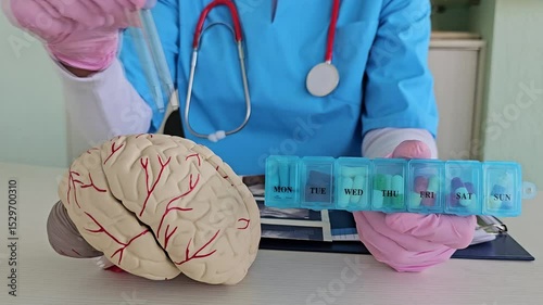 Health education about brain structure and medication organization is essential for patient care