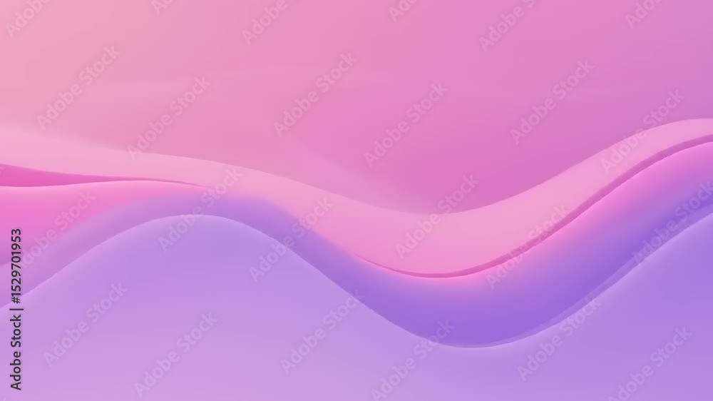 Abstract waves of soft pink and purple hues blend seamlessly, creating a calming background scene Abstract waves of soft pink and purple hues blend seamlessly, creating a calming background scene