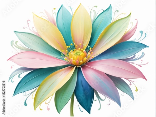 vector illustration. beautiful flowers.vector flowers.