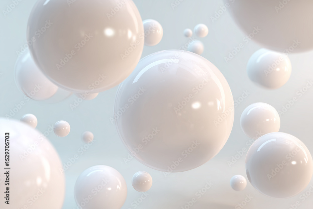 Floating Spheres Abstract in a minimal, clean presentation with soft lighting. A series of spherical shapes gently cascade, creating a sense of weightlessness and elegance. Floating Spheres Abstract in a minimal, clean presentation with soft lighting. A series of spherical shapes gently cascade, creating a sense of weightlessness and elegance.
