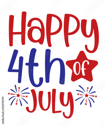 Happy 4th of July, fourth of july, 4th of July design, fourth of july design, independence day, independence day clip art, independence day clipart, 
