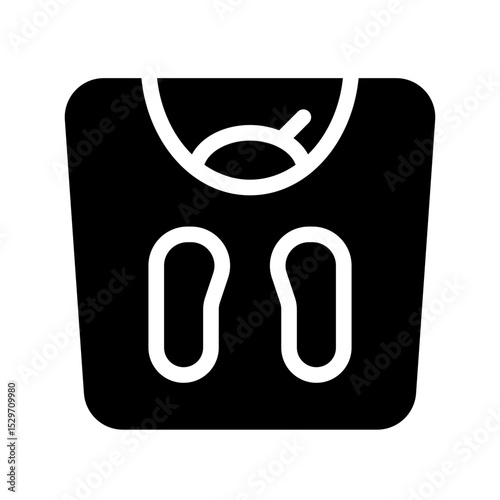 Weight Scale Glyph Icon