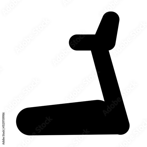 Treadmill Glyph Icon
