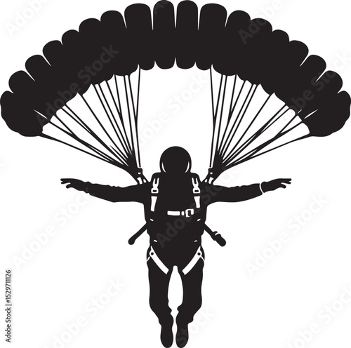 Skydiver in Action