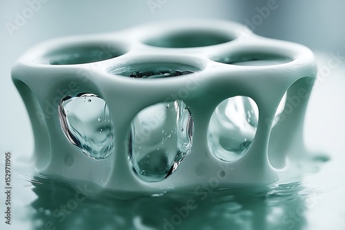Modern Architecture Meets the Liquid Realm: Abstract Structural Design