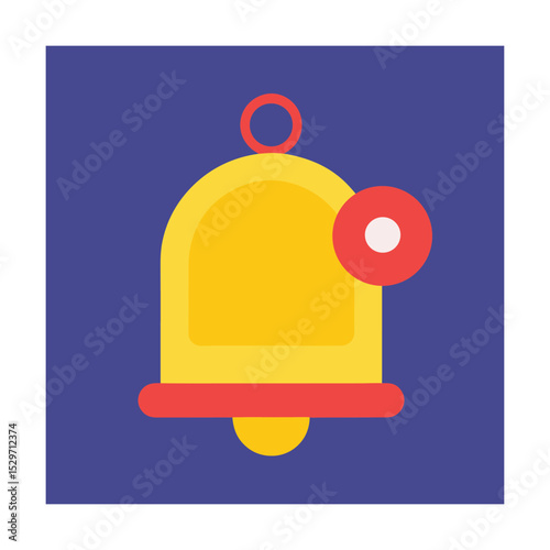 Notification Bell Icon with Modern UI Style