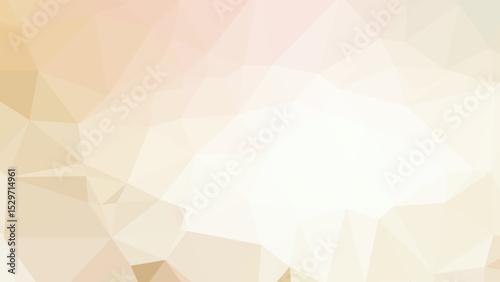Triangular shape background abstract design vector illustration. texture low poly pastel brown, pink and white