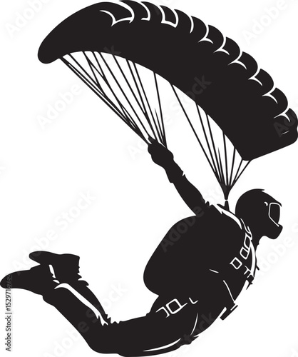 Skydiver in Action