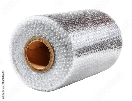 Packaging action bubble wrap roll for moving home office use in a bright view