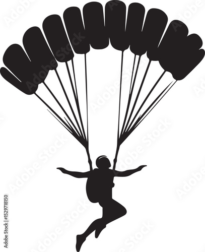 Skydiver in Action