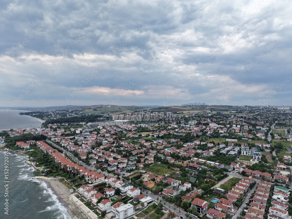 Fototapeta premium Aerial View of the area