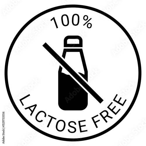 lactose free icon vector drawing.