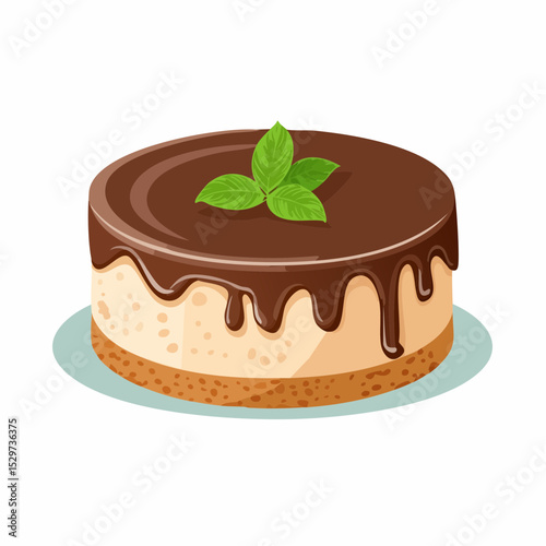 Delicious Chocolate Drizzled Cheesecake A Creamy Dessert Delight