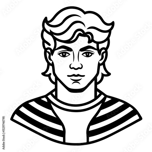 Classic Vibes line art vector