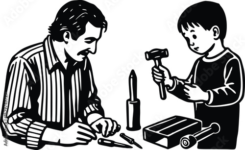 Fathers Day Vector Design