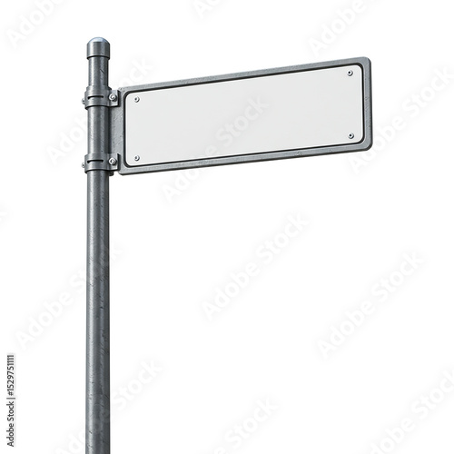Blank Street Sign  A Versatile Template for Wayfinding and Directional Signage Designs