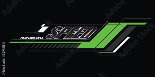racing team trendy fashionable vector t-shirt and apparel design, typography, print, poster. Global swatches.