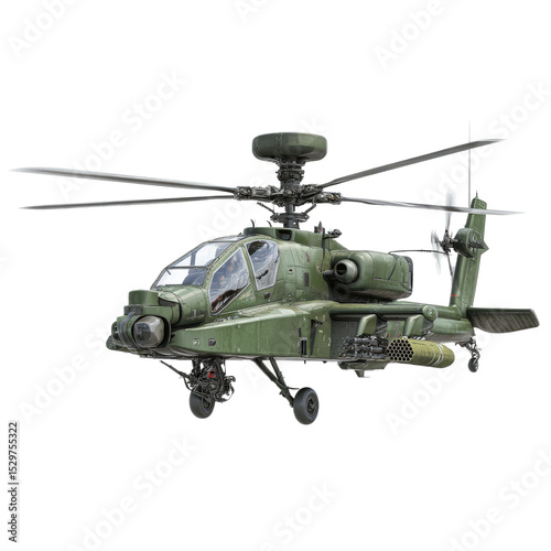 AH-64 Apache Attack Helicopter - Military