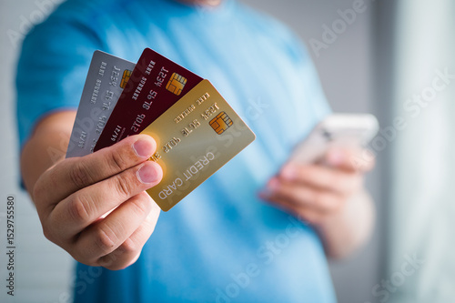 Using credit cards for online shopping safe practices personal finance home environment user perspective