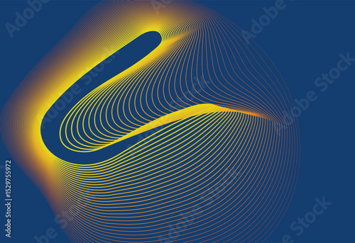 Vibrant abstract composition featuring smooth gradient patterns in shades with color, creating a sense of modernity and creativity. Ideal for backgrounds, design projects, or artistic concepts.