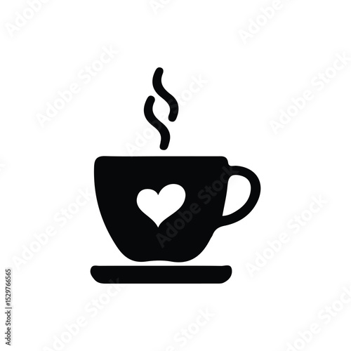 cup of coffee with heart