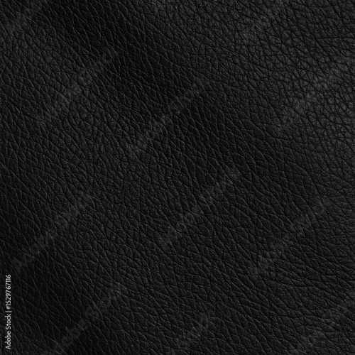 Black Leather Texture Close-Up