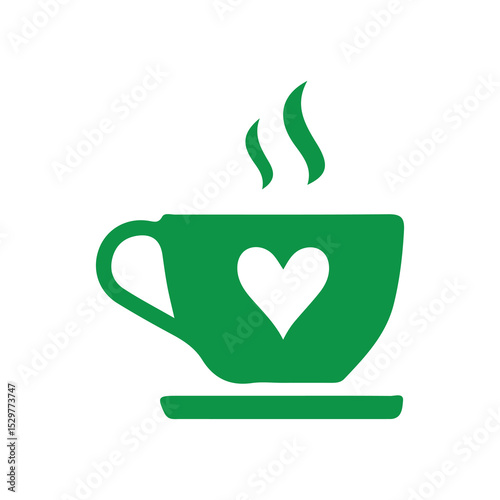 cup of tea with heart