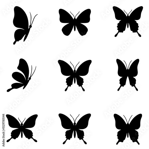 An ethereal butterfly graphics for a dreamy and artistic vector collection