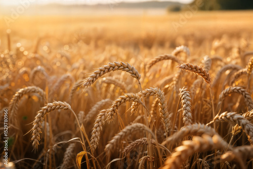 the full frame shot of wheat growing in field concept el concepto de fotograma completo del trigo creciendo en el campo la prise de vue plein cadre de blé poussant dans un champ concept başak buğday
