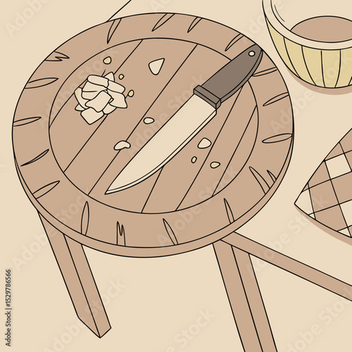 vector illustration of a restaurant menu design