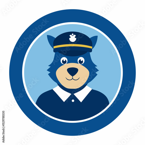 police officer cartoon